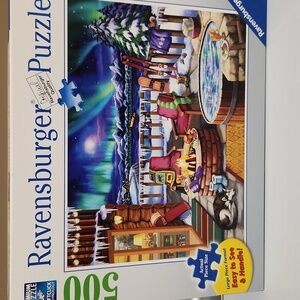 Ravensburger 500 Piece Puzzle Northern Lights Aurora Borealis Large Format Comp